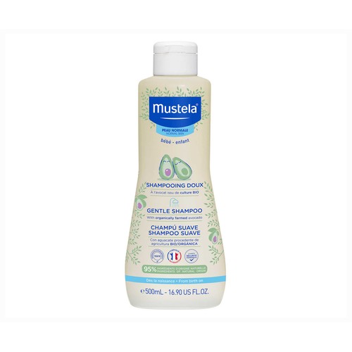 MUSTELA Champú suave, especial para bebés 500 ml.