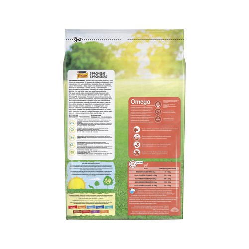FRISKIES Comida para perros adultos a base de buey y pescado FRISKIES 3 kg.
