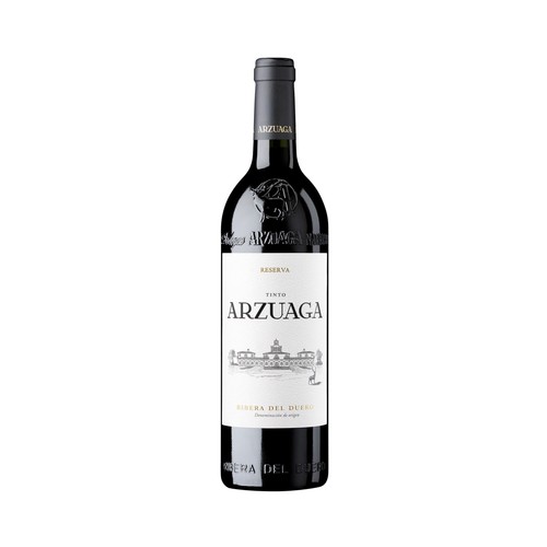 ARZUAGA  Vino tinto reserva con D.O. Ribera del Duero botella 75 cl.