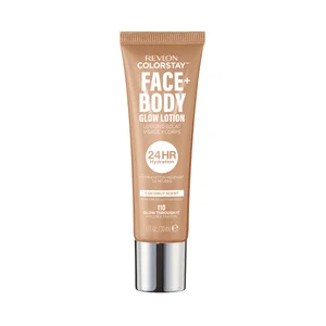 REVLON Colorstay face+ body tono 110 Glow through it Loción bornceadora para rostro y cuerpo.