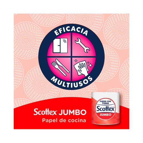 SCOTTEX Jumbo Papel de cocina multiusos.
