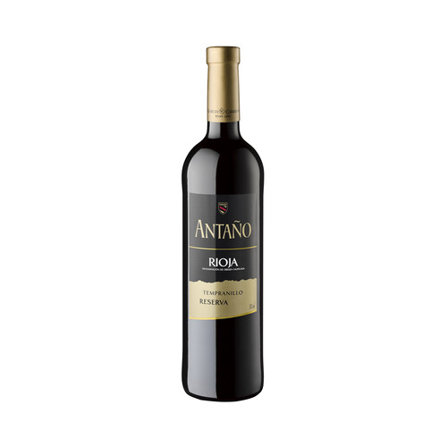 ANTAÑO  Vino tinto reserva con D.O. Ca. Rioja ANTAÑO botella de 75 cl.