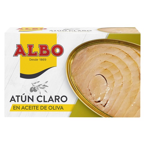 ALBO Atún claro en aceite de oliva lata de 82 g.