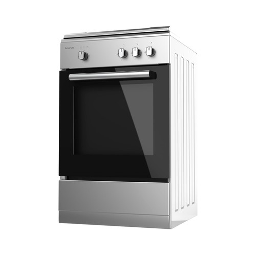 Cocina independiente a gas butano TAURUS CIG3FIXMG 3 fuegos. H: 85,5cm, A: 50cm, F: 56,5cm.