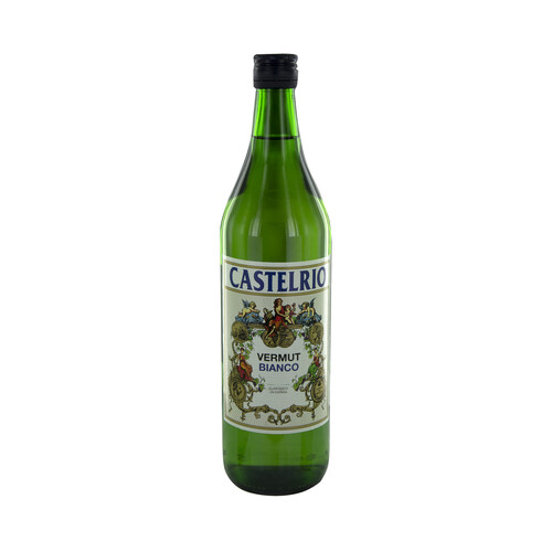 CASTELRÍO Vermut blanco elaborado en España botella de 1 l.