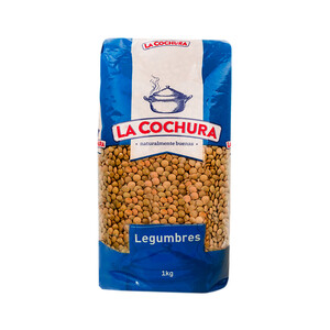 Lentejas rápida LA COCHURA paquete de 1 kg.