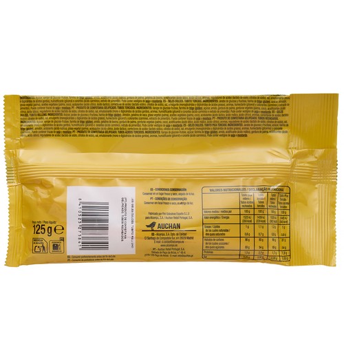 PRODUCTO ALCAMPO Golosinas con relleno rojo 125g.