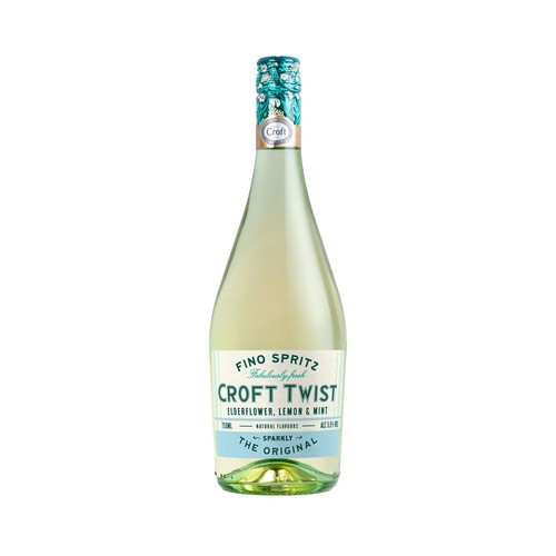 CROFT TWIST Fino sprtiz Vino blanco frizzante (espumoso) botella de 75 cl.