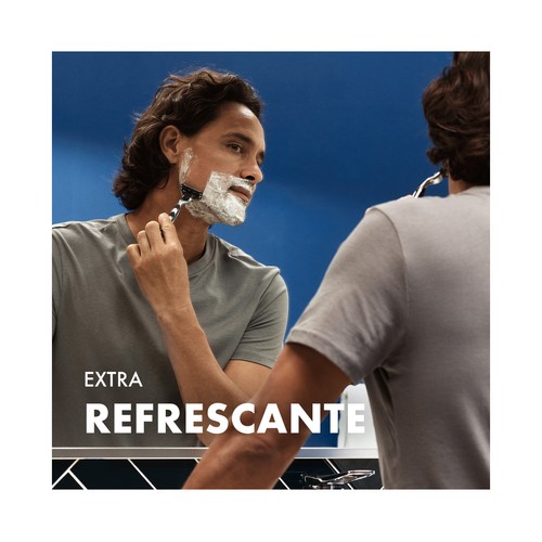 GILLETTE Series Gel de afeitar refrescante con eucalipto, para pieles sensibles 200 ml.