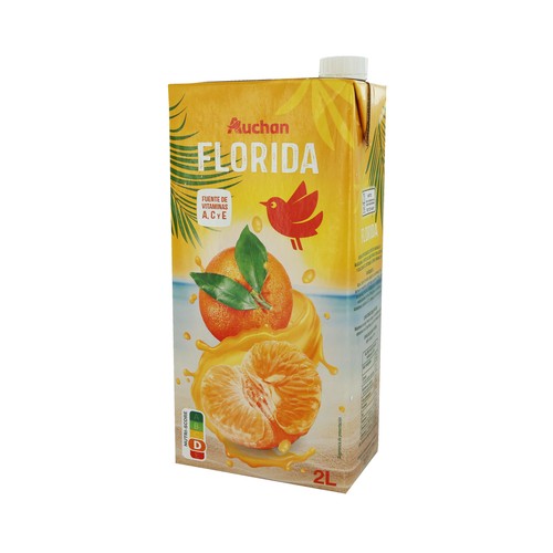 Bebida refrescante de zumo de naranja y mandarina Florida PRODUCTO ALCAMPO 2 l.