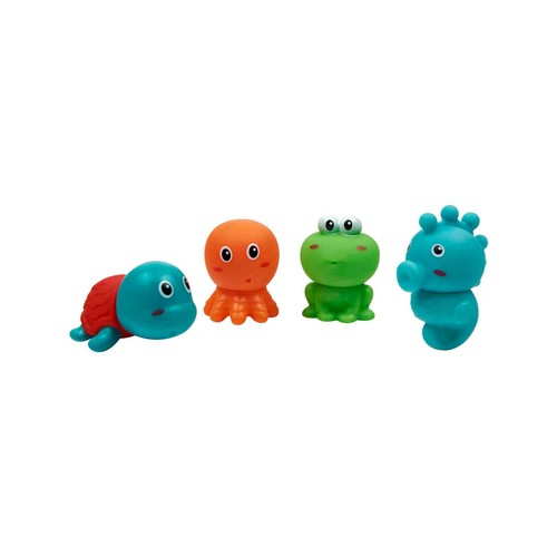 Juguetes De Baño Animalitos 4 Piezas ONE TWO FUN ALCAMPO