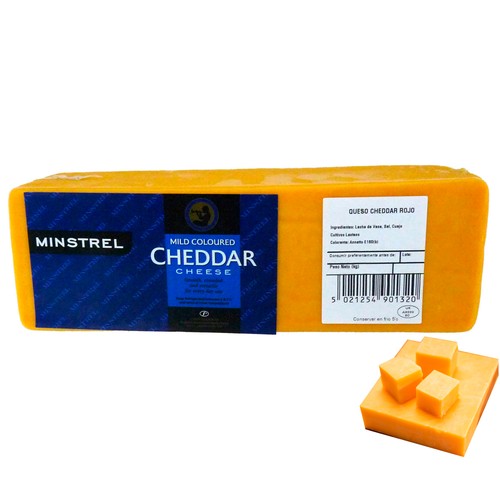 Queso Cheddar rojo MINSTREL