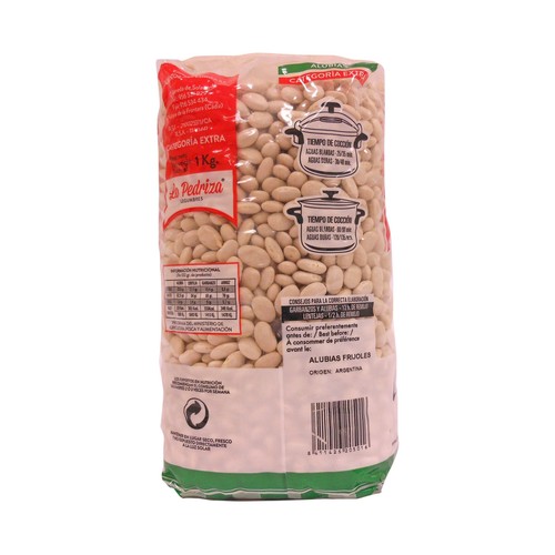 LA PEDRIZA Alubia blanca LA PEDRIZA paquete de 1 kilogramo