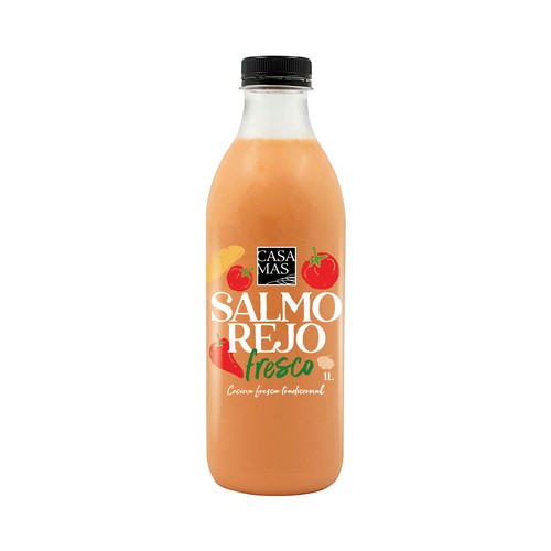 CASA MAS Salmorejo fresco, elaborado siguiendo la receta tradicional Cordobesa CASA MAS 1 l.