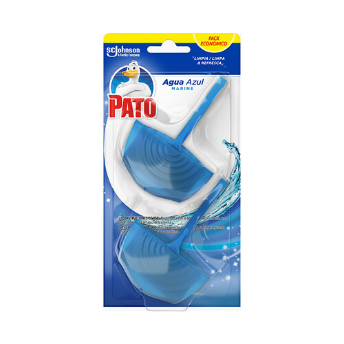 PATO Pastillas WC colgador, Marine Agua Azul PATO 2 uds. x 40 g.