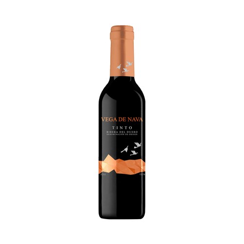 Vino tinto con denominación de origen Ribera del Duero VEGA DE NAVA botella de 37,5 cl.