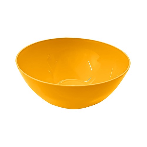 Ensaladera reutilizable 28cm, color amarillo,  ACTUEL