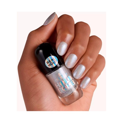 ESSENCE Holo bomb tono 01 Ridin´holo Esmalte de uñas con pigmentos luminosos y efecto holográfico.