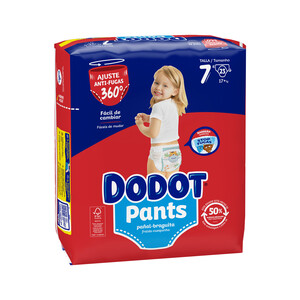 DODOT Pants (braguitas) de aprendizaje talla 7 para niños de más de 17 kilogramos DODOT Pants 23 uds.