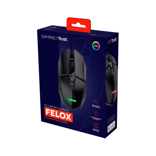 Ratón gaming inalámbrico recargable TRUST GXT 110 FELOX..