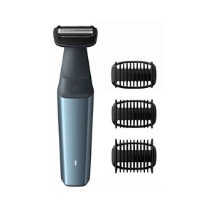 Afeitadora corporal PHILIPS BG3015/15, uso sin cable, 3 peines guía, accesorio espalda.
