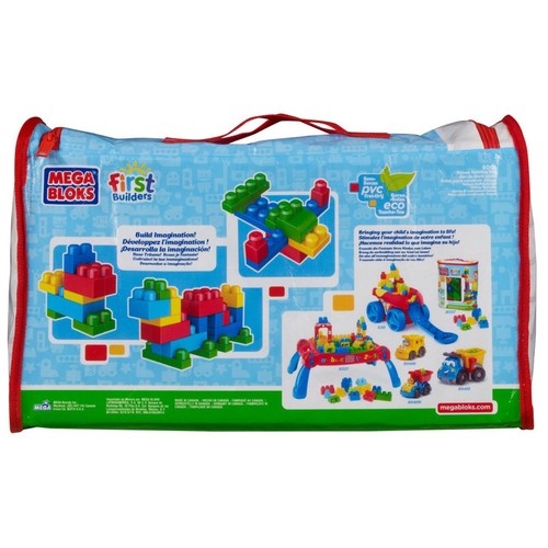 Incluye 60 Piezas Grandes, Coloridas, de Varias Formas y Tamaños MEGA BLOCKS.