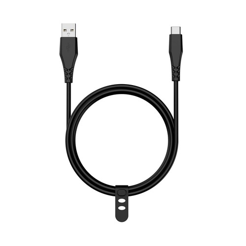 Cable USB A a USB C QILIVE 600183159 , longitud 1,2 metros, color negro