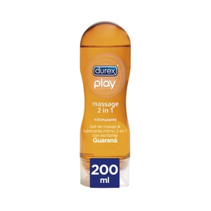 Imagen de DUREX Gel de masaje y lubricante íntimo con excitante extracto de Guaraná DUREX Play 200 ml.