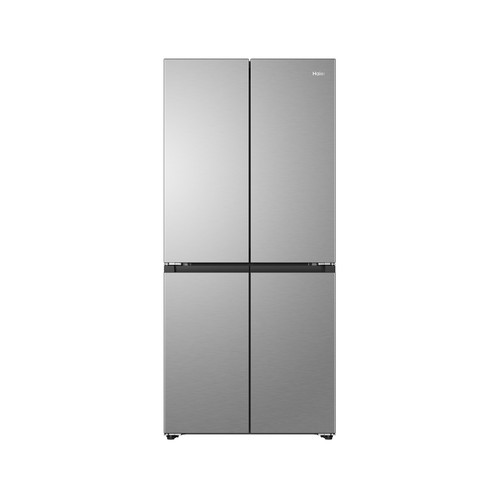 Frigorífico americano 18 cm HAIER HCR58S18DNMM INOX, no frost,  clasificación energética: D, H: 185cm, A: 83cm, F: 63,7cm, capacidad total: 523L