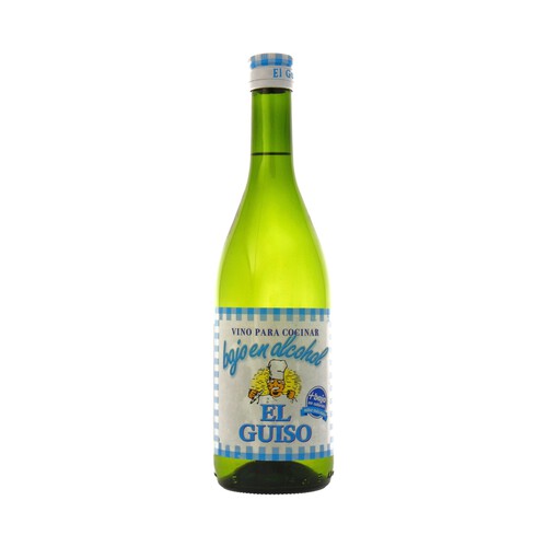 EL GUISO Vino para cocinar bajo en alcohol EL GUISO botella de 75 cl.