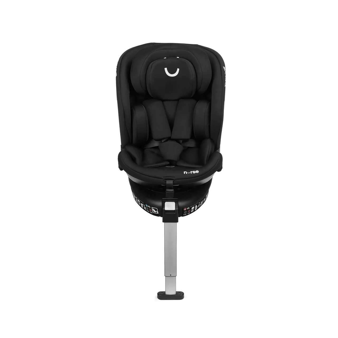 Silla de auto JANE Titane, i-Size (40-150cm), color negro.