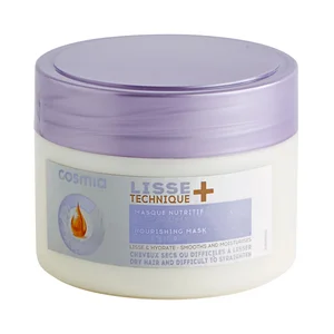 COSMIA Mascarilla nutritiva con aceite de argán para cabellos secos o difíciles de alisar COSMIA Lisse technique + 300 ml.