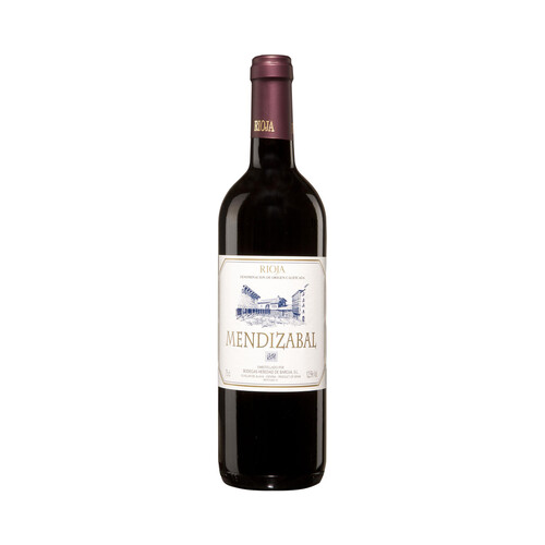 MENDIZABAL  Vino tinto con D.O. Ca. Rioja MENDIZABAL botella de 75 cl.