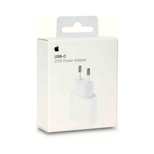 Cargador USB-C APPLE MHJE3ZM/A, 20W.