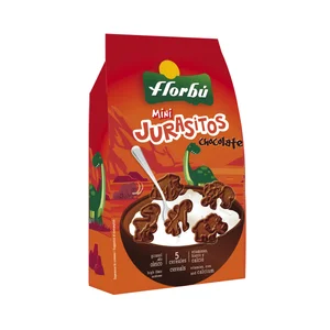 FLORBÚ Gallosauros Galletas 5 cereales y miel con cacao 400 g