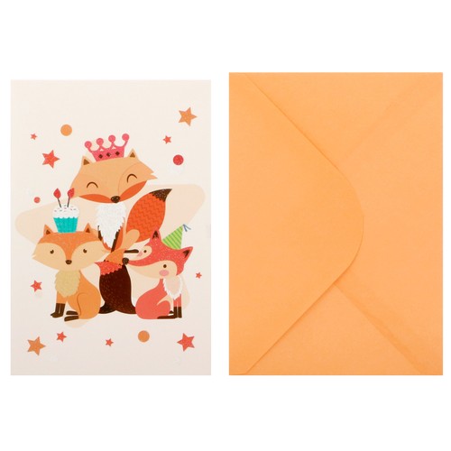 Tarj. Felicit. Y Sobre 11.5X17Cm -Kids Birthday. AUCHAN