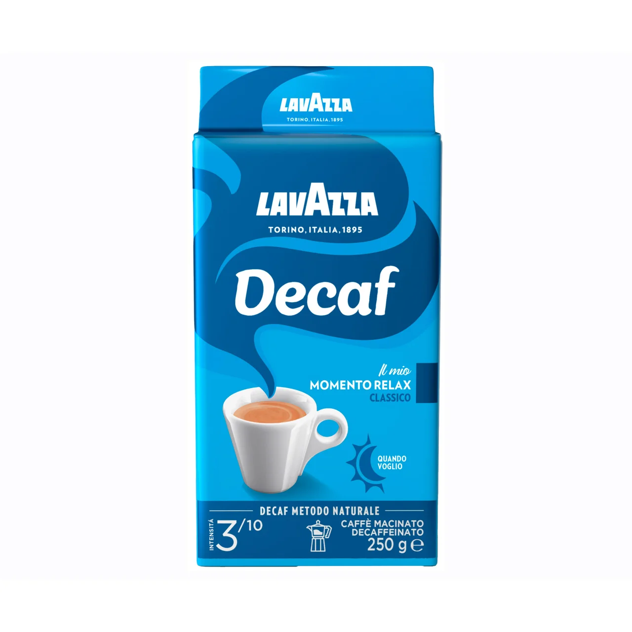 Café Molido natural Descafeinado Intensidad 3/10 250 g.