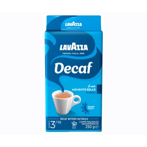 Café molido natural Descafeinado 250 g.