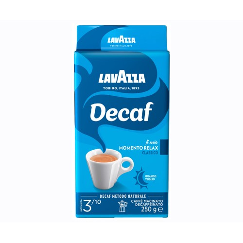 LAVAZZA Café molido natural Descafeinado 250 g.