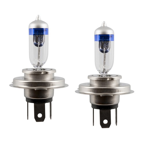 Lote de 2 bombillas de xenón para automóvil con luz blanca (4000K), tipo H4 y potencia de 55-60W SUPERLITE White pro.