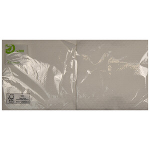 PRODUCTO ECONÓMICO ALCAMPO Servilletas de papel desechables blancas, 1 capa 30 X 30 cm PRODUCTO ECONÓMICO ALCAMPO 200 uds.