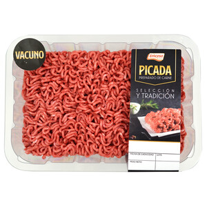 Imagen de Bandeja con preparado de carne picada (burger meat) de vacuno EMCESA 800 g.