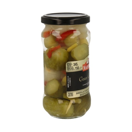 MAESTRANZA Banderillas picantes en vinagre MAESTRANZA GRAN GOURMET frasco de 150 g.