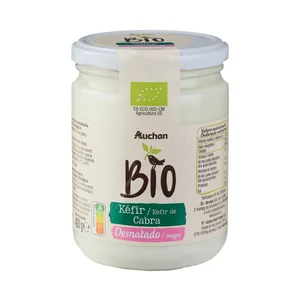 PRODUCTO ALCAMPO Bio Kéfir de leche desnatada ecológica de cabra 420 g.