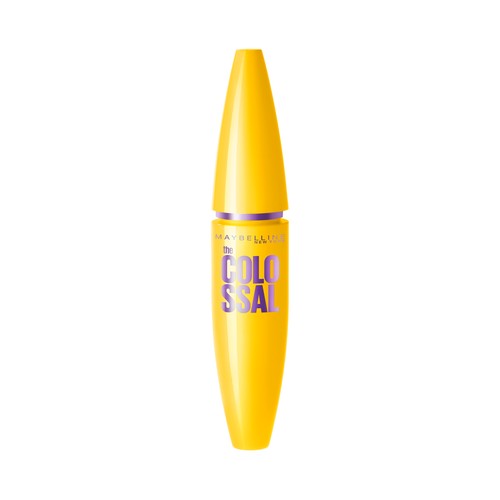 MAYBELLINE The colossal tono 01 Black  Máscara de pestañas con efecto extra volumen en una sola pasada .