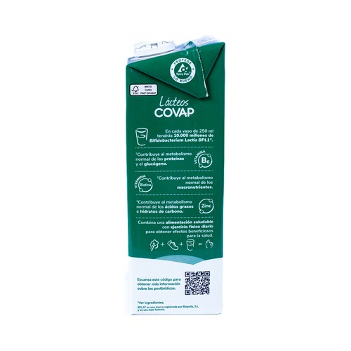 COVAP Bebida láctea con bífidus y postbiótiocos 1 l.