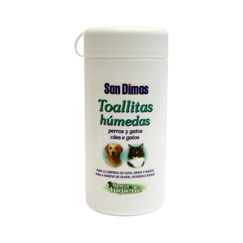 SANDIMAS Toallitas húmedas para perros y gatos  50 uds.