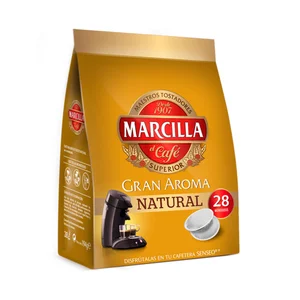 MARCILLA Café en cápsulas natural Gran Aroma 28 uds.