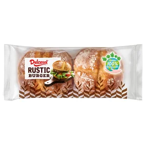DULCESOL Rustic Burger Pan burguer 4 uds. 300 g.