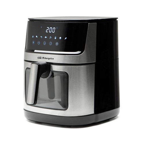 Freidora de aire de 2 resistencias FDA8500 8L 2000W, ORBEGOZO.